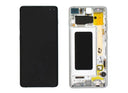 Αυθεντική Οθόνη Samsung S10 Plus G975 Prism White (Samsung Service Pack GH82-18849B)