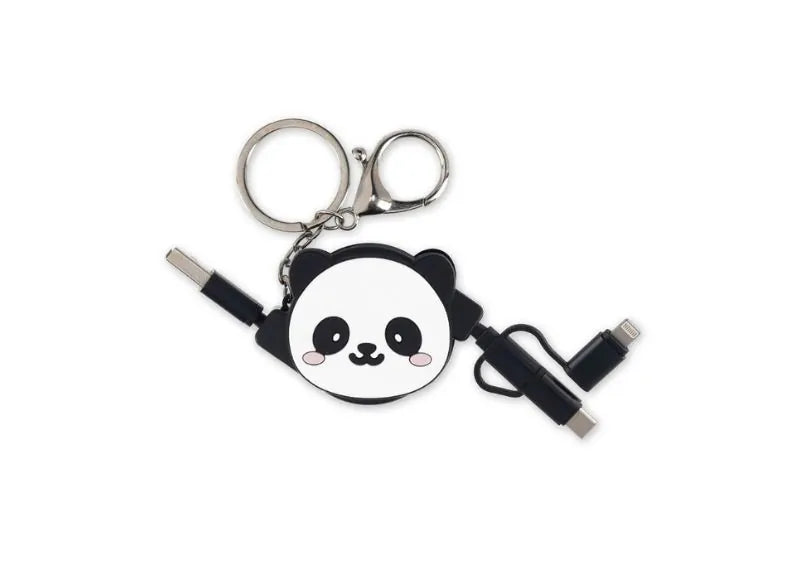Legami Καλώδιο Charge 'N Roll Panda Retractable USB σε Lightning / USB-C