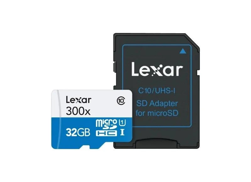 LEXAR MICRO SD HIGH SPEED & ADAPTER 32GB (U1)