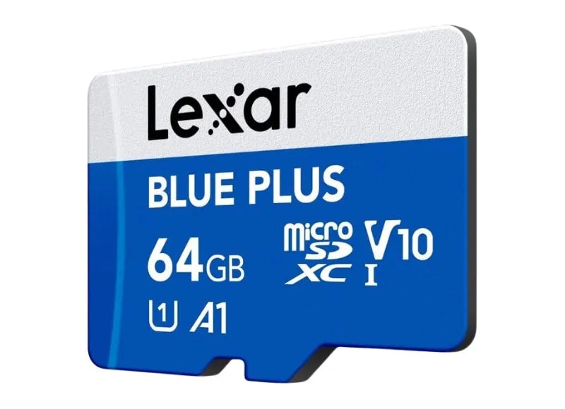 LEXAR MICROSDXC BLUE PLUS 100R WITH ADAPTER 64GB ΚΑΡΤΑ ΜΝΗΜΗΣ