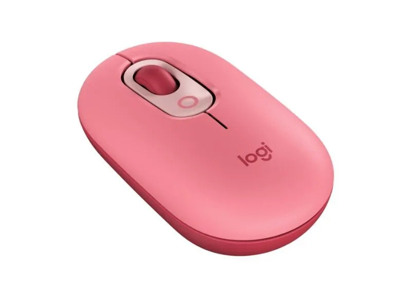 LOGITECH POP MOUSE WITH EMOJI (HEARTBREAKER PINK)