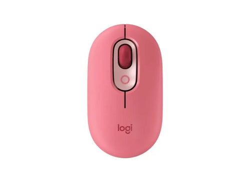 LOGITECH POP MOUSE WITH EMOJI (HEARTBREAKER PINK)