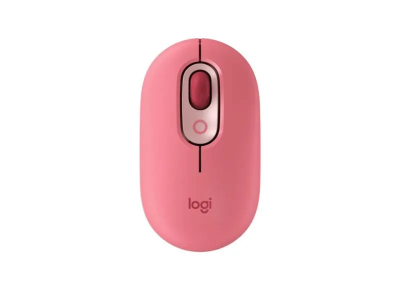 LOGITECH POP MOUSE WITH EMOJI (HEARTBREAKER PINK)