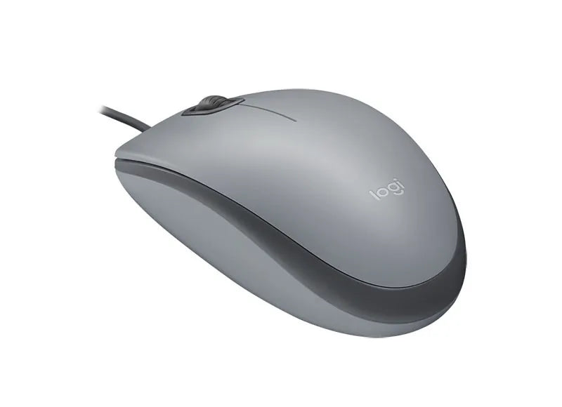 LOGITECH M110 SILENT WIRED MOUSE (GREY)