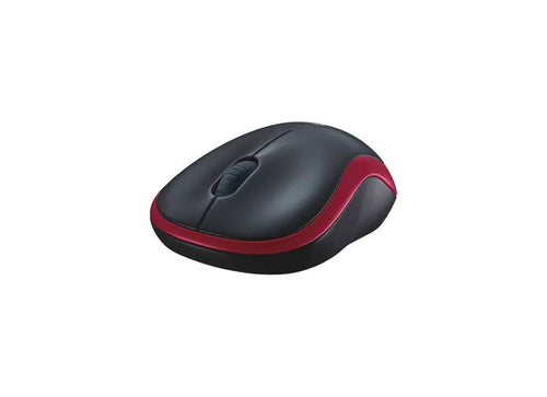 LOGITECH M185 WIRELESS MOUSE (RED)