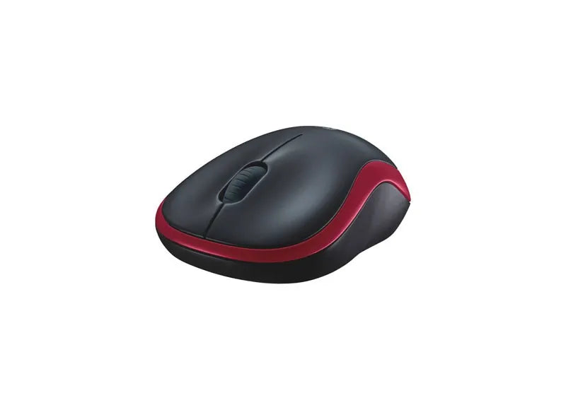 LOGITECH M185 WIRELESS MOUSE (RED)