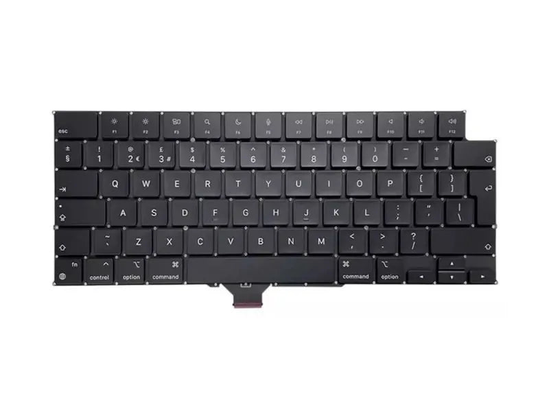 MACBOOK PRO 14" 2021 A2442 / PRO 16" 2021 A2485 / PRO 16" 2023 A2780 KEYBOARD UK