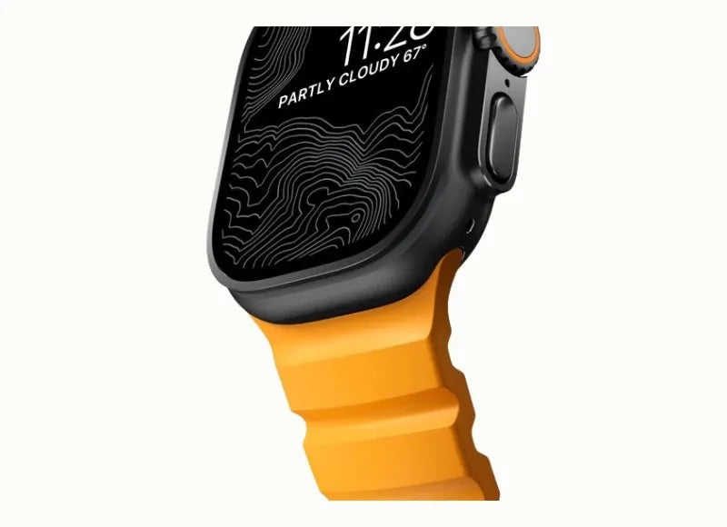 MAD ROCKY POINT BAND SOL / BLACK HARDWARE FOR APPLE WATCH 44/45/46/49MM