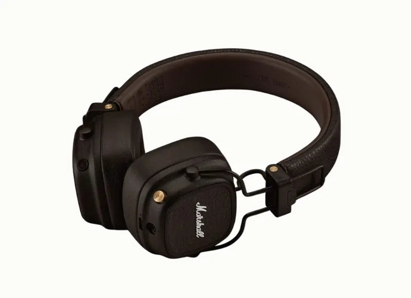 MARSHALL MAJOR V BLUETOOTH WIRELESS HEADPHONES (BROWN)