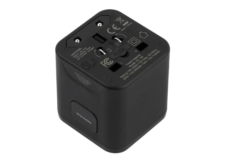 MOBILE ORIGIN ΦΟΡΤΙΣΤΗΣ ΤΑΞΙΔΙΟΥ EU/US/UK/AUS PW30 (ΜΑΥΡΟ)