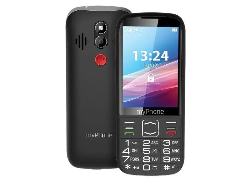 myPhone Κινητό Απλής Χρήσης Halo 4 LTE Dual SIM Μαύρο