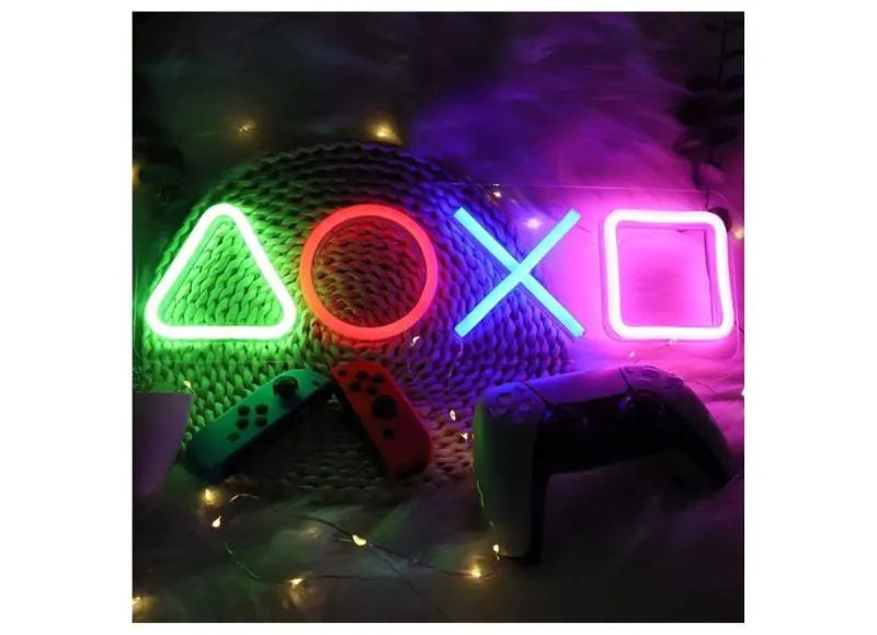 NEON DECORATION LIGHT FOUR SYMBOLS
