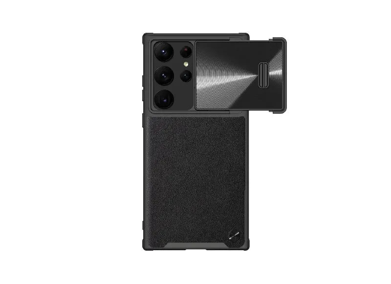 Nillkin Θήκη Camshield S Leather για Samsung Galaxy S23 Ultra Μαύρο