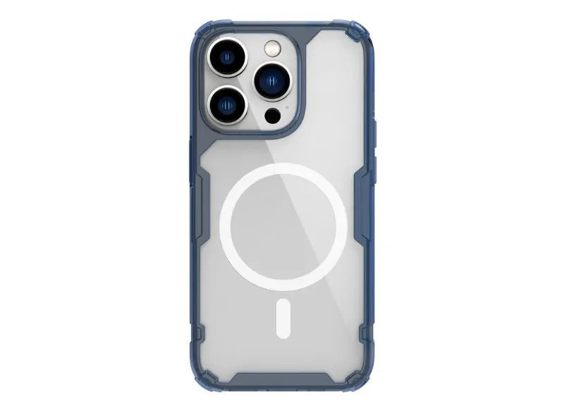 NILLKIN NATURE TPU PRO MAGNETIC CASE FOR APPLE IPHONE 15 PRO MAX (BLUE)