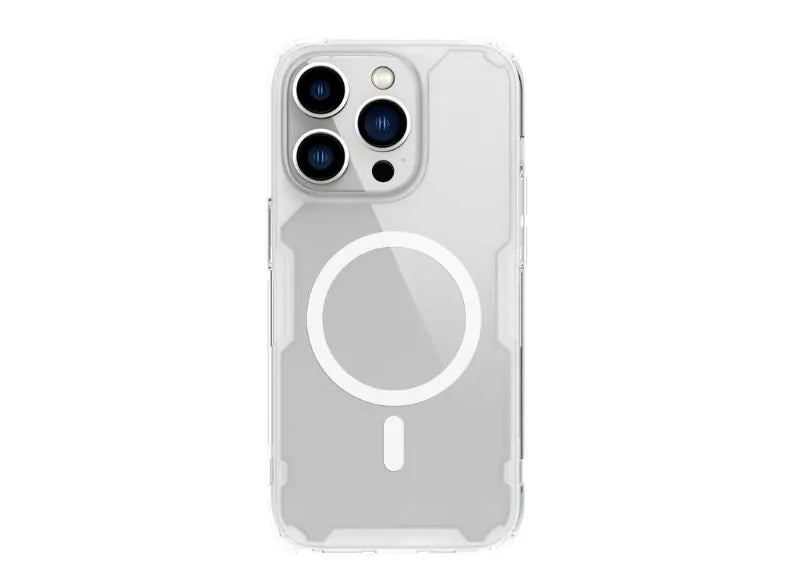 NILLKIN NATURE TPU PRO MAGNETIC CASE FOR APPLE IPHONE 15 PRO MAX (CLEAR)