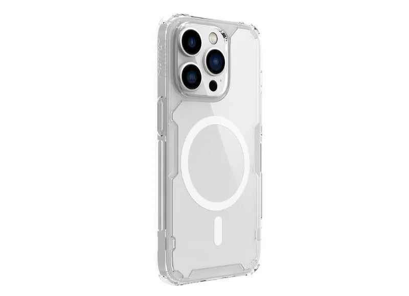 NILLKIN NATURE TPU PRO MAGNETIC CASE FOR APPLE IPHONE 15 PRO MAX (CLEAR)