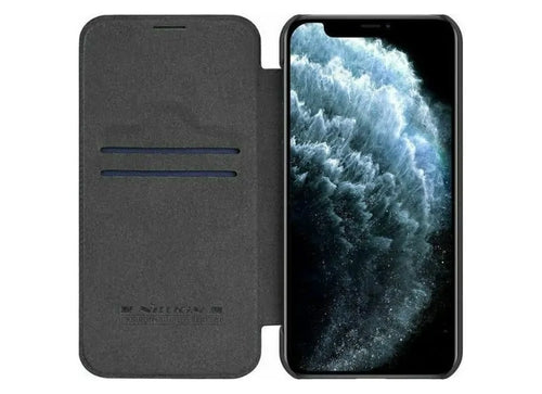 NILLKIN QIN PRO LEATHER CASE IPHONE 13 PRO - BLACK