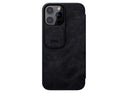 NILLKIN QIN PRO LEATHER CASE IPHONE 13 PRO - BLACK