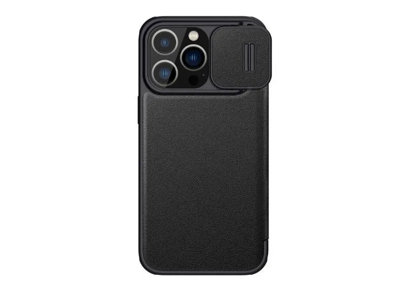 NILLKIN QIN PRO LEATHER CASE IPHONE 14 PRO - BLACK