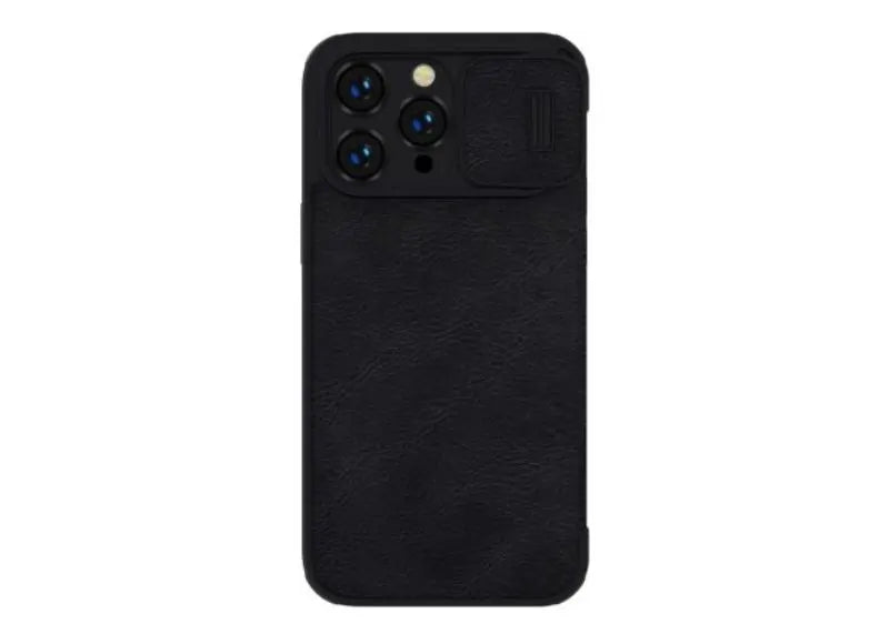 NILLKIN QIN PRO LEATHER CASE IPHONE 14 PRO MAX- BLACK