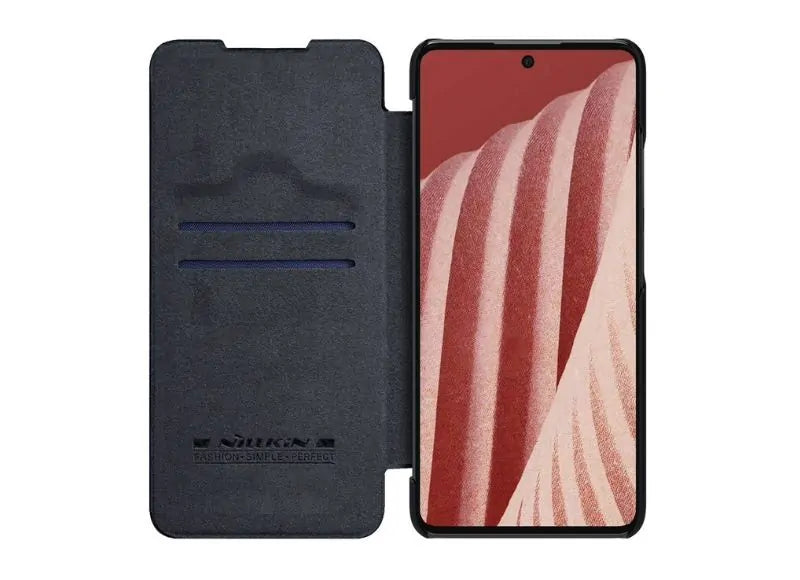 NILLKIN QIN PRO LEATHER CASE SAMSUNG GALAXY A73 5G - BLACK