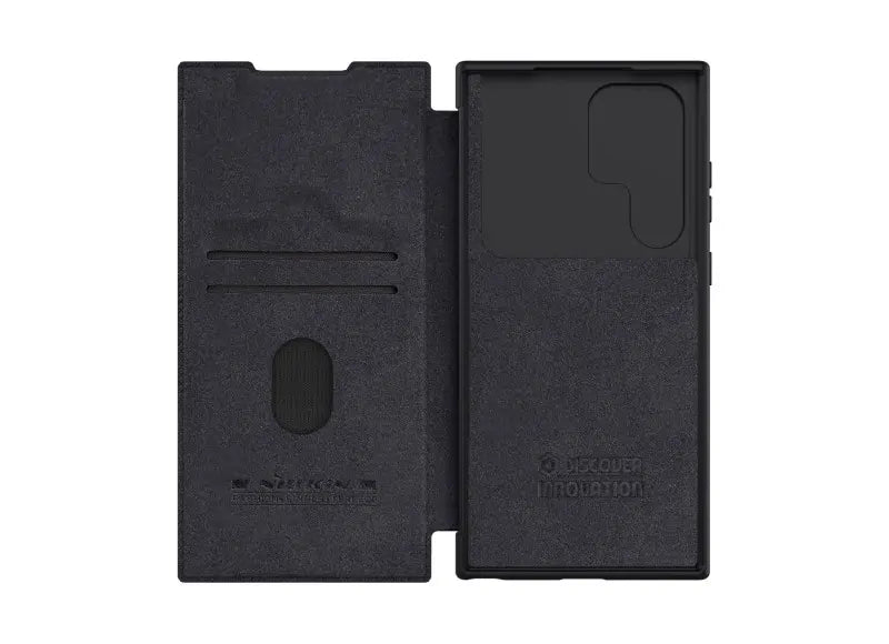 Nillkin Θήκη Qin Pro Leather για Samsung Galaxy S23 Ultra Μαύρο