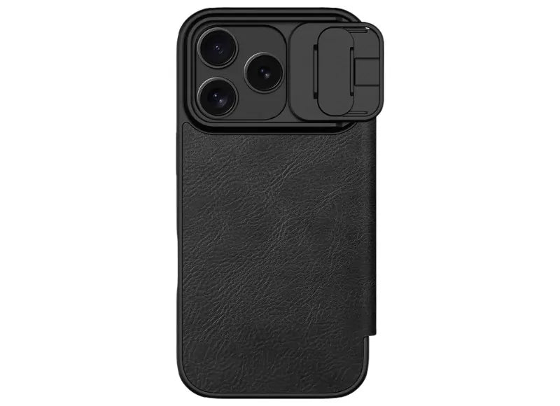 NILLKIN QIN PRO LEATHER FOR IPHONE 17 PRO ΘΗΚΗ ΚΙΝΗΤΟΥ (BLACK)