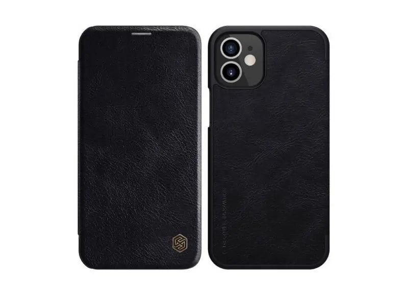 Nillkin Θήκη Qin Series για iPhone 12 Mini Μαύρο
