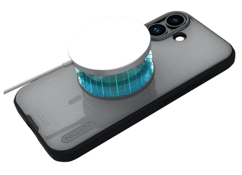 NILLKIN SUPER FROSTED SHIELD PRO MAGNETIC FOR IPHONE 17 ΘΗΚΗ ΚΙΝΗΤΟΥ (TRANSPARENT BLACK)
