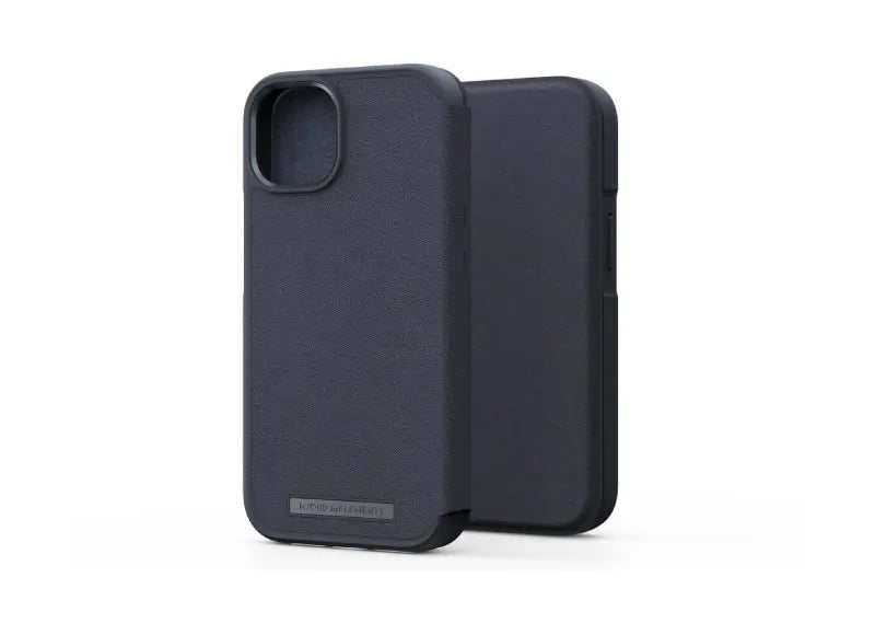 NJORD GENUINE LEATHER MAGSAFE WALLET CASE IPHONE 13/14 (BLACK)