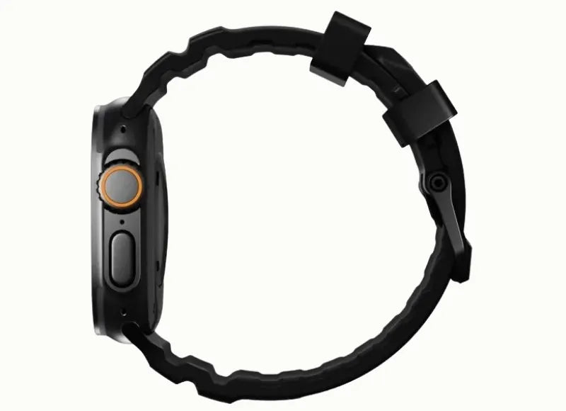 NOMAD ROCKY POINT BAND CARBON BLACK FOR APPLE WATCH 46/49MM
