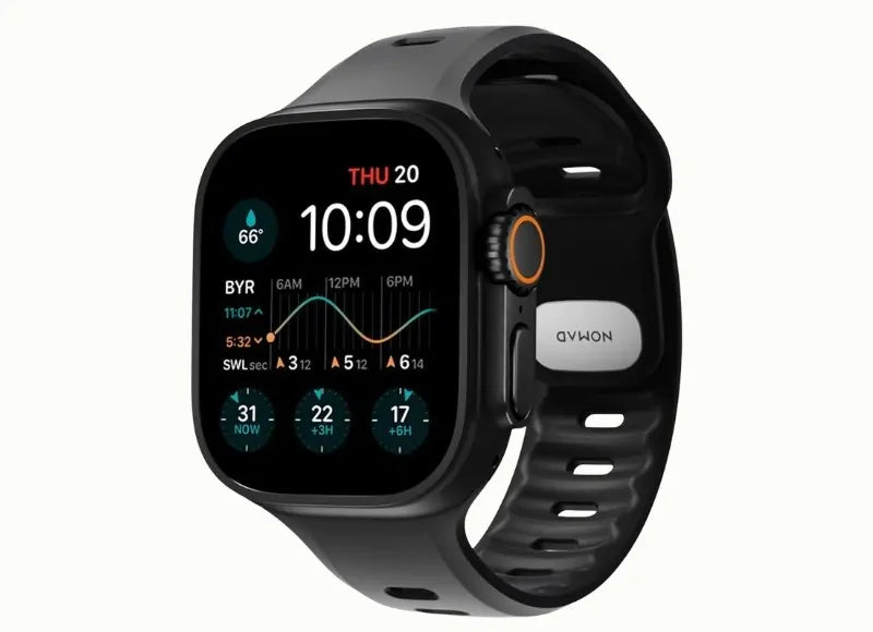NOMAD TEMPO BAND BLACK FOR APPLE WATCH ULTRA 49MM