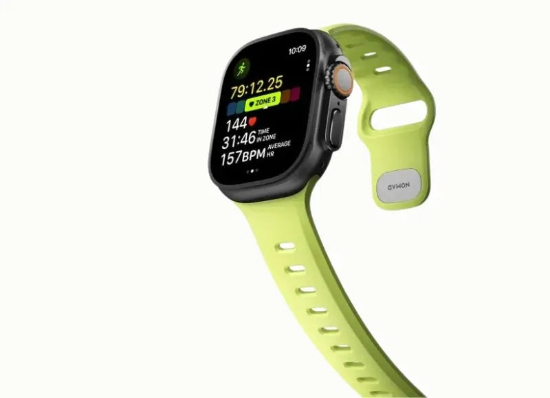 NOMAD TEMPO BAND LIME FOR APPLE WATCH ULTRA 49MM