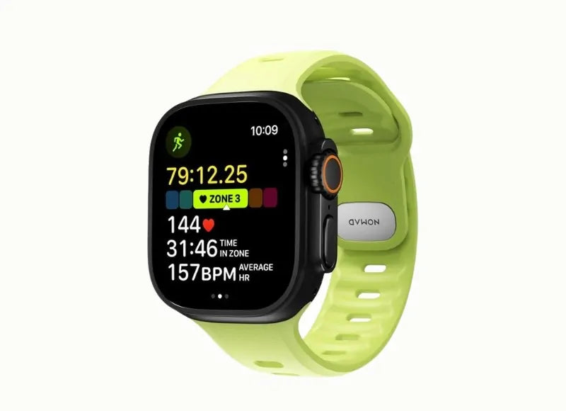 NOMAD TEMPO BAND LIME FOR APPLE WATCH ULTRA 49MM
