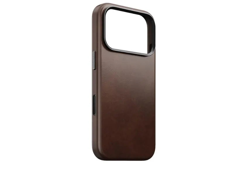 NOMAD TRADITIONAL LEATHER CASE IPHONE 18 PRO PHONE CASE RUSTIC BROWN