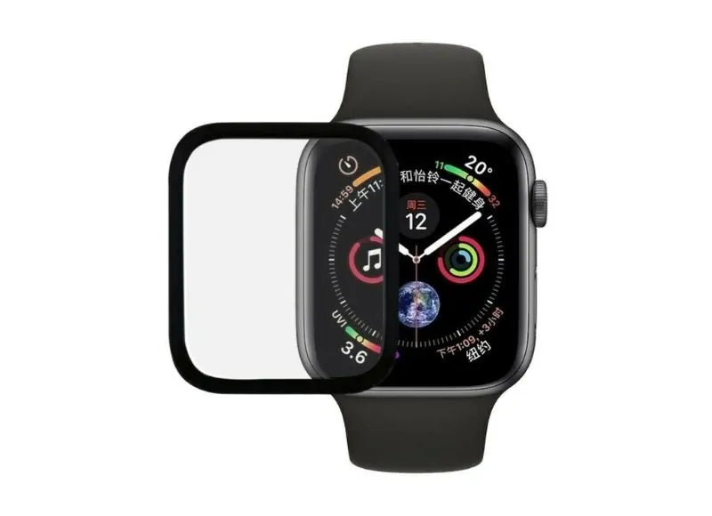 NUGLAS 3D TEMPERED GLASS - APPLE WATCH 7 45MM BLACK (OEM)