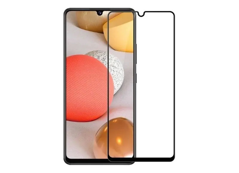 NUGLAS 5D TEMPERED GLASS - SAMSUNG A42/A42 5G - BLACK (OEM)