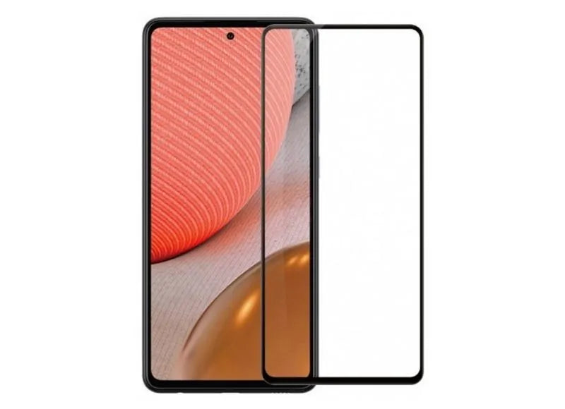 NUGLAS 5D TEMPERED GLASS - SAMSUNG A72 / A72 5G - BLACK (OEM)