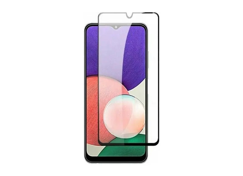 OEM 3D TEMPERED GLASS - SAMSUNG A22 - BLACK