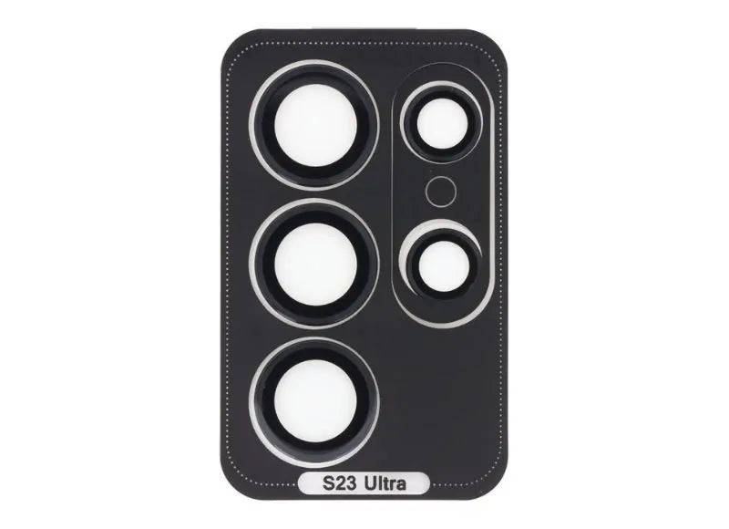 OEM 9H REAR CAMERA TEMPERED GLASS SAMSUNG GALAXY S23 ULTRA (BLACK)