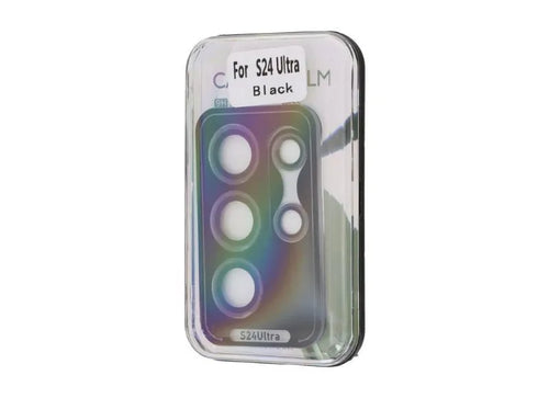 OEM Τζάμι Προστασίας Κάμερας 9H για Samsung Galaxy S24 Ultra Μαύρο