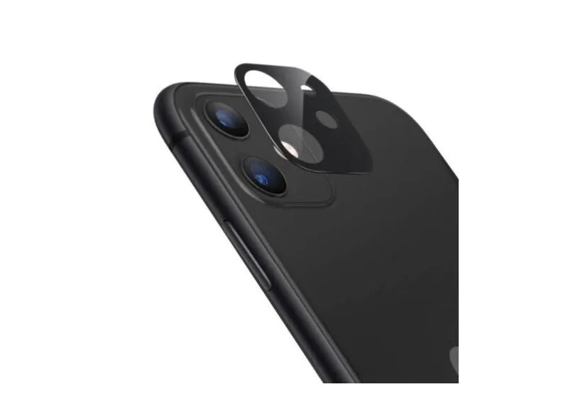 OEM Τζάμι Προστασίας Οθόνης Aluminum Camera Protection για iPhone 11 Μαύρο