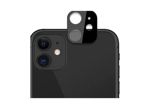 OEM Τζάμι Προστασίας Οθόνης Aluminum Camera Protection για iPhone 11 Μαύρο