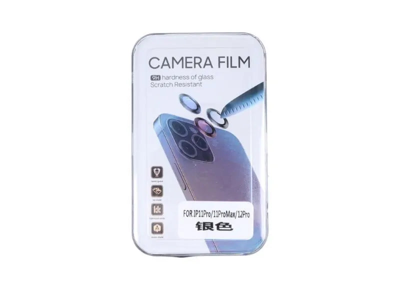 OEM CAMERA TEMPERED GLASS IPHONE 11 PRO / 11 PRO MAX / 12 PRO SILVER