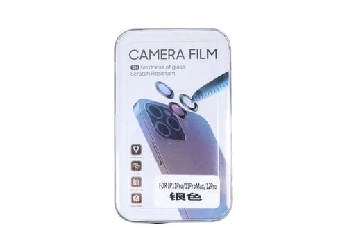 OEM CAMERA TEMPERED GLASS IPHONE 11 PRO / 11 PRO MAX / 12 PRO SILVER