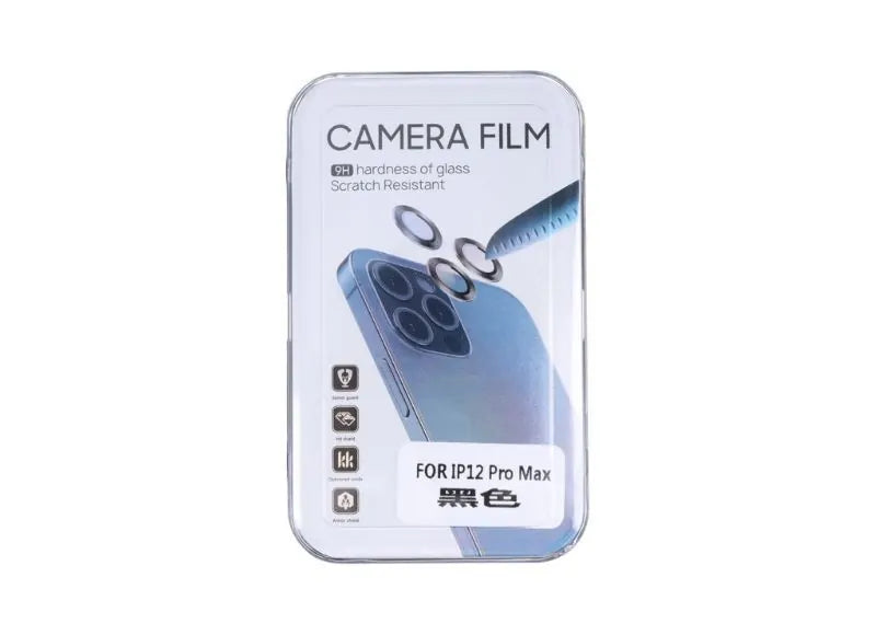 OEM CAMERA TEMPERED GLASS IPHONE 12 PRO MAX BLACK