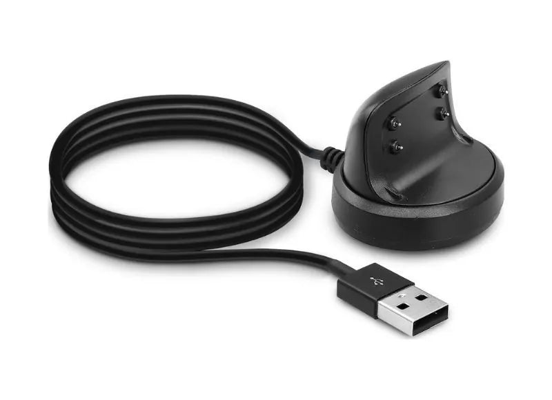 OEM CHARGING STAND & CABLE 1M - SAMSUNG GEAR FIT 2 / R360 (BLACK)