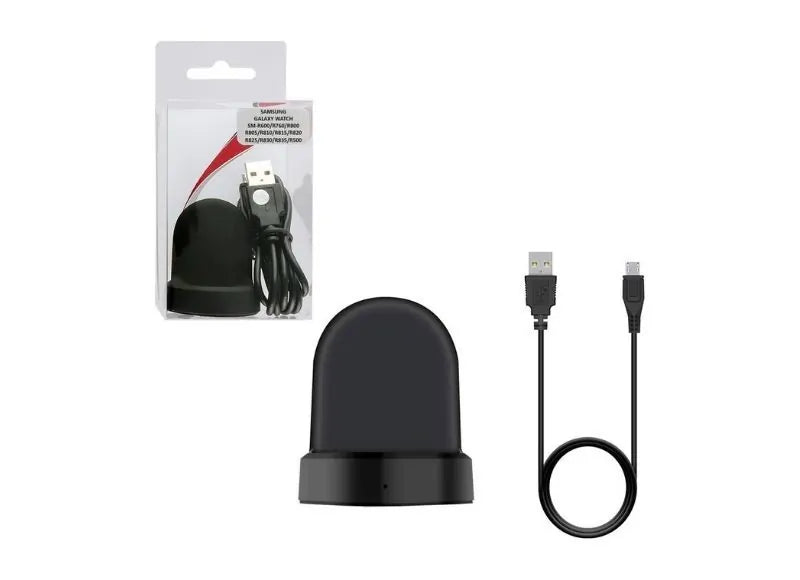 OEM CHARGING CABLE & STAND - SAMSUNG GEAR S3 R760 / GEAR S3 R770 (BLACK)