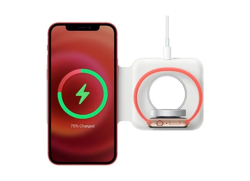 OEM MAGSAFE DUAL WIRELESS CHARGER 15W (3A) (WHITE)