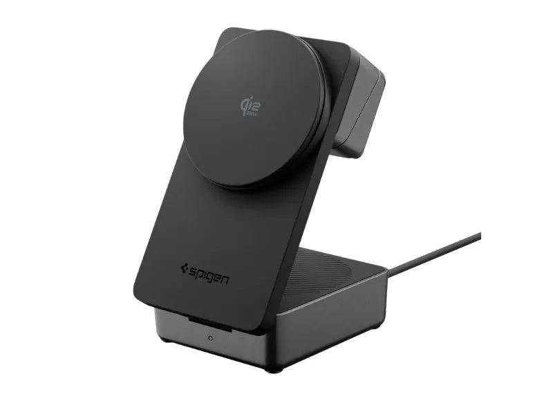 SPIGEN FOLDABLE WIRELESS QI2.2 CHARGER STAND (MAG FIT) 3-IN-1 ΦΟΡΤΙΣΤΗΣ ΑΣΥΡΜΑΤΟΣ ΜΑΥΡΟΣ